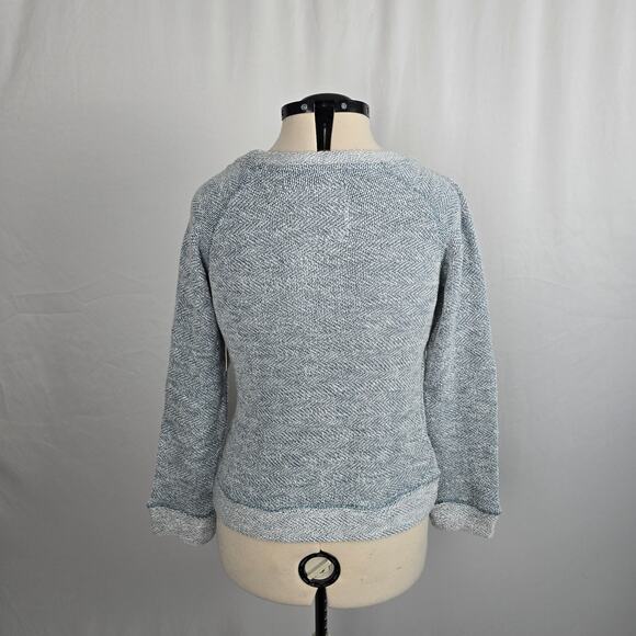 Trade Heritage Sweatshirt Womens XL Blue - Green Long Sleeve Pullover NWT - Picture 14 of 15